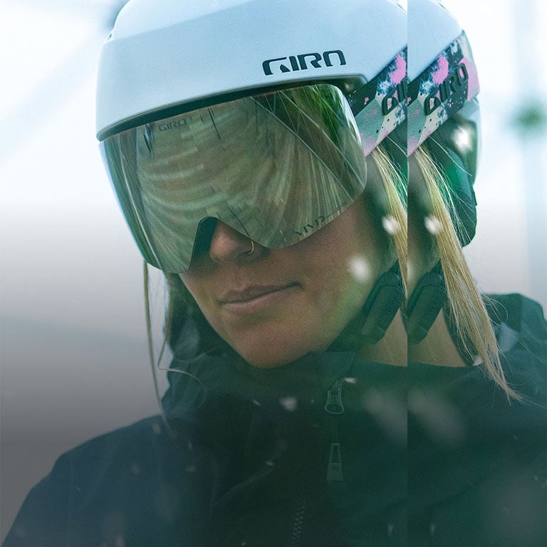 Woman with Giro contour goggles